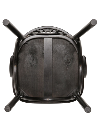 Деревянный стул Венский венге с твердым сиденьем