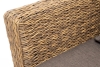 "Капучино" диван из искусственного ротанга (гиацинт) двухместный, цвет соломенный
