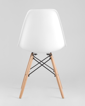 Стул Eames Style DSW белый (разборный каркас)