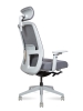 Кресло офисное Altai SL 6D серый, ткань и пластик, мягкое сиденье, с подлокотниками