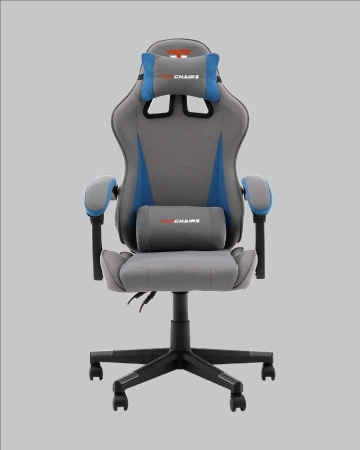 Кресло спортивное Phantom TopChairs серо-голубой