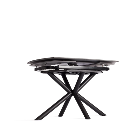 Стол обеденный Winston серый, металл и керамика, прямоугольная столешница