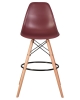 Стул барный DSW BAR ножки светлый бук сливовый R-13