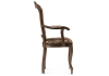 Стул деревянный Руджеро с мягкими подлокотниками орех, шоколад