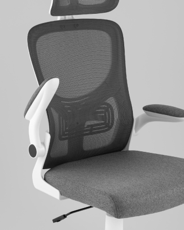 Кресло офисное Airone TopChairs серый ткань