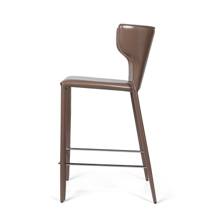 Стул полубарный Austin, кожа капучино
