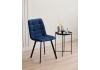 Стул на металлокаркасе Чилли синий, черный