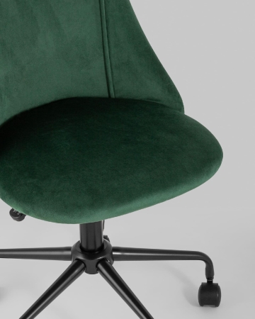 Кресло компьютерное Сиана велюр зеленый