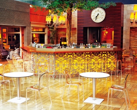 Табурет прозрачный барный Fox 75