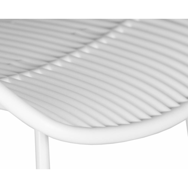 Стул барный FRANK белый