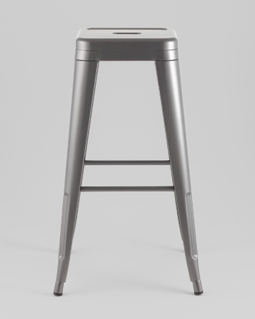 Стул барный TOLIX серебристый матовый KD