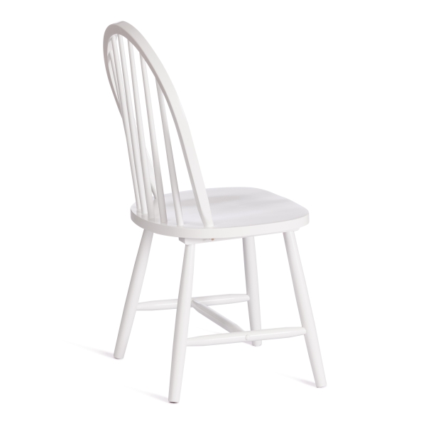 Стул AVERY (mod. 1101) дерево гевея, белый