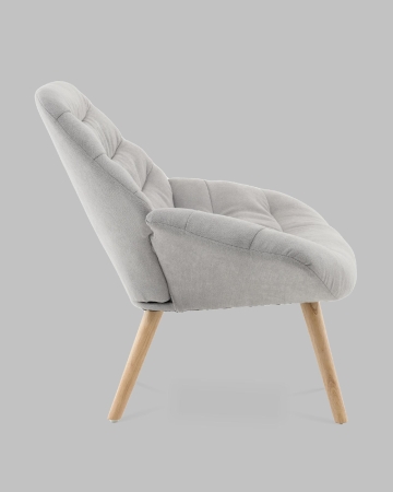 Кресло Олби Страйпс светло-серый