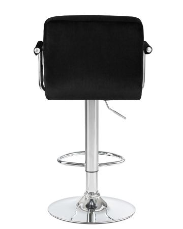Стул барный KRUGER ARM черный велюр MJ9-101