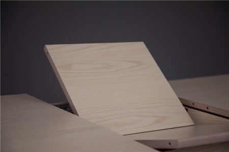 Раздвижной стол Рэй 103 беленый дуб, беленый дуб