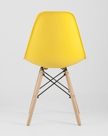 Стул Eames Style DSW желтый x4 (разборный каркас)