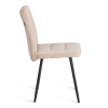 Стул обеденный Medeo бежевый велюр
