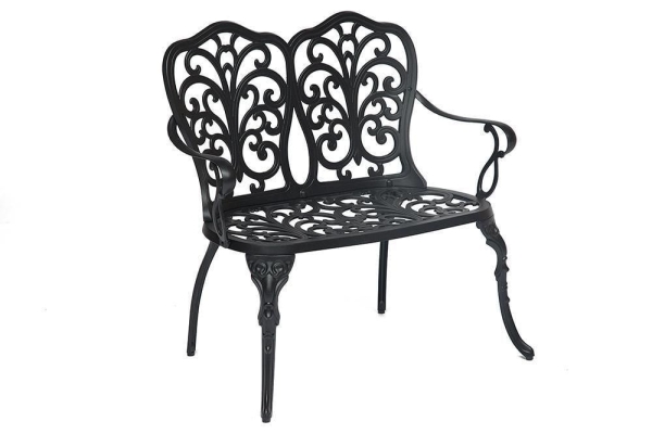 Скамья Secret De Maison Symphonie сплав металла, алюминий, 95х56х92 см, черный