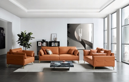 Диван CALIFORNIA NAPPA SF002 (2-х местный) коричневый