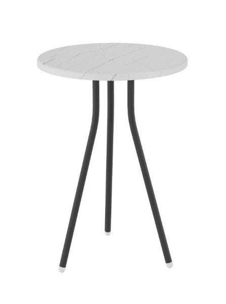 Стол журнальный "Слай" белый мрамор