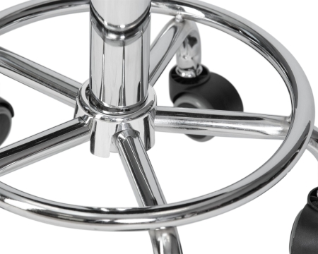 Табурет мастера BILLY серебрянный