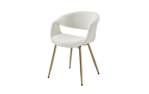 Стул JY1829Q-T белый, золотой