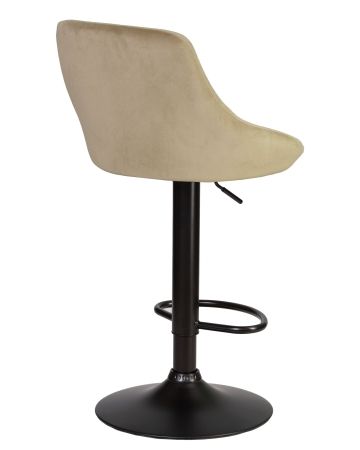Стул барный LOGAN черный мокко велюр MJ9-9