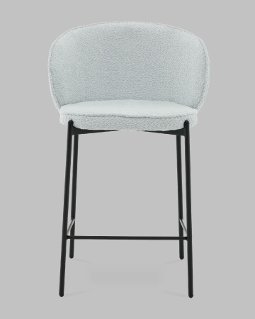 Стул полубарный Тисдейл букле светло-голубой