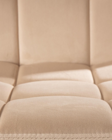 Набор 2 шт Стул барный KRUGER ARM, бежевый велюр (MJ9-10)