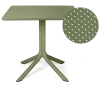 Стол пластиковый обеденный Clip 80 агава