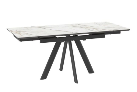 Cтол с керамическим покрытием JACK-120 черный 120(30+30)х80