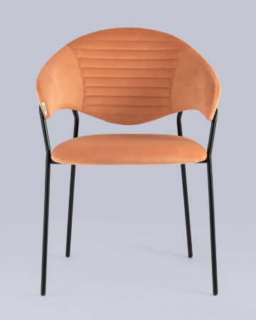 Стул Алексис велюр оранжевый 2 шт.