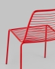 Стул Дели металл красный