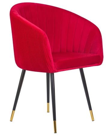 Стул обеденный MARY малиновый велюр 1922-14