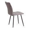 Стул обеденный Bari серый велюр