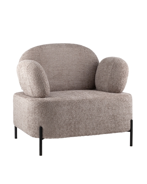 Кресло Кэнди ткань букле капучино