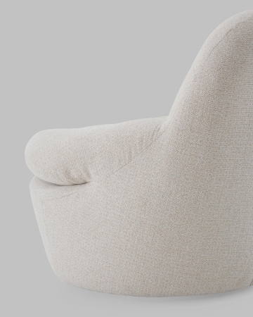 Кресло лаунж Fir светло-серый