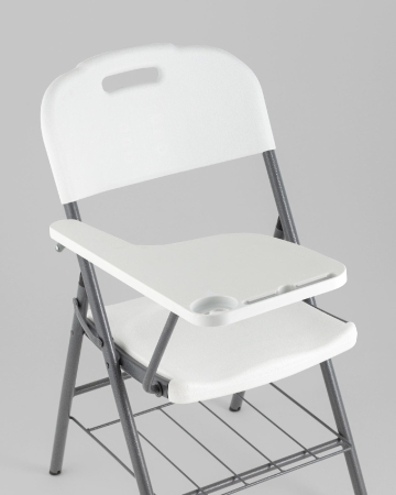 Стул складной банкетный со столиком и полкой