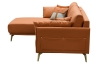 Диван CALIFORNIA NAPPA SF002 коричневый, угол левый
