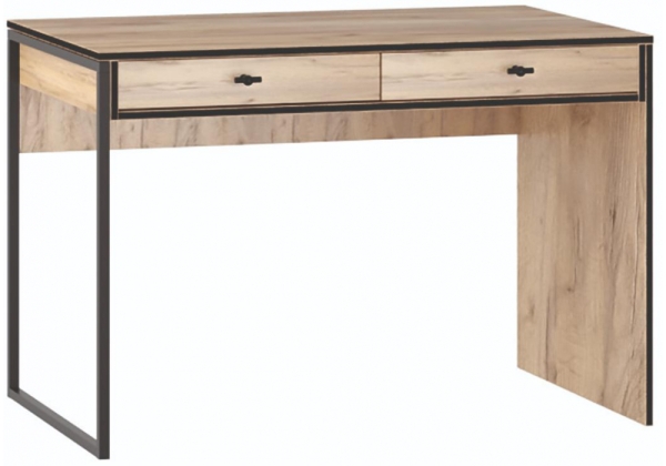 Стол деревянный Брут 6 крафт золотой, черный