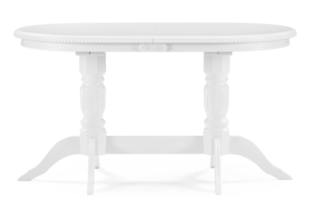 Стол деревянный Эритрин овальный белый