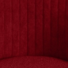 Кресло MELODY флок и ткань, бордо и красный, 10/MJ190-11