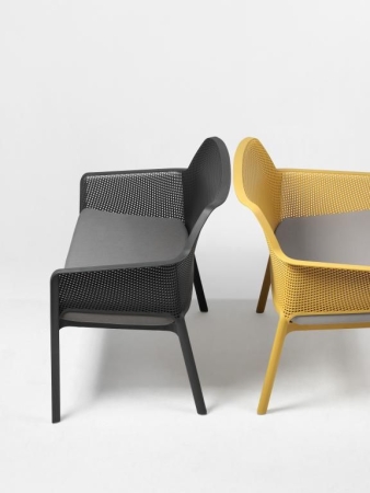 Диван пластиковый Net Bench черный