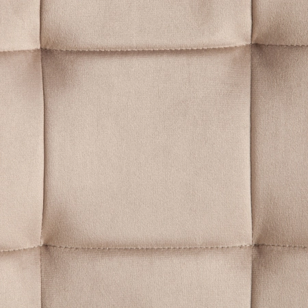 Стул CHILLY бежевый, велюр и металл, мягкое сиденье, без подлокотников