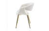 Стул JY1829Q-T белый, золотой