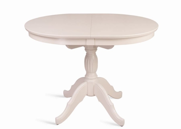 Раздвижной стол Лилия 110 слоновая кость