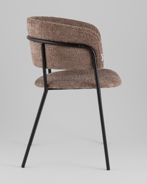 Кресло Нэлли New букле коричневый