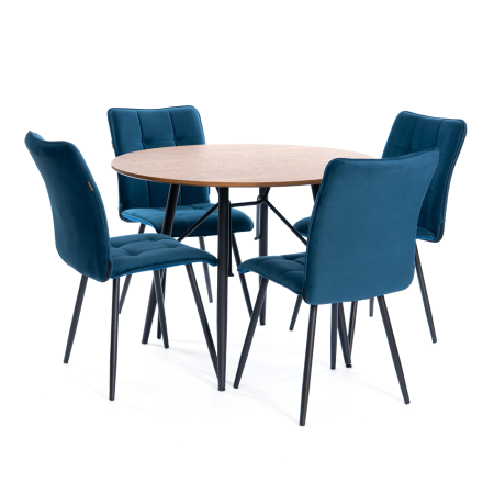 Стул обеденный Bari темно-синий