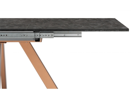 Стол деревянный Райн 116(160)x77 раздвижной малави, медь