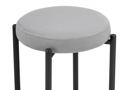 Табурет Кудо велюр velutto 52, черный